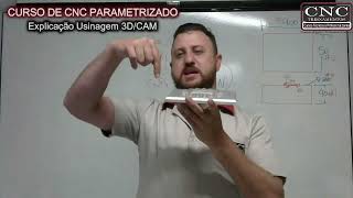 Explicação Usinagem 3D Cam | Curso de Programação CNC Parametrizada