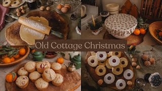 Cozy Winter Days in a Rural Cottage 🧺🕯️ | Baking and making a bowl cover | Old Fashioned Christmas