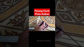 Cara pasang magnet karet pintu kulkas