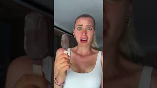 You don’t need to destroy ice cream 🥲🤷🏼‍♀️ #funny #shorts #food #comedy #waste