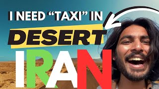 Finding TAXI in DESERT of 🇮🇷 IRAN | Adventurous journey from Tehran to Qom