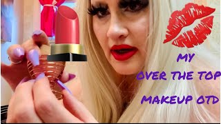 ASMR💋MY OVER THE TOP MAKEUP LOOK OTD