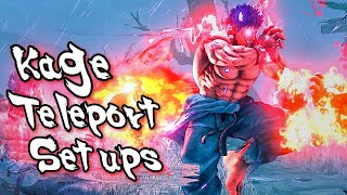 SF5 Kage teleport Set ups