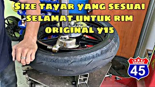 SIZE TIRE SELAMAT UNTUK Y15ZR