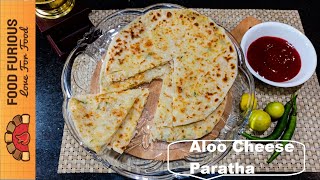 Aloo Cheese Paratha Recipe in Urdu Hindi English || By Food Furious