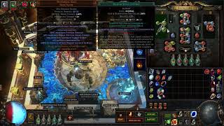 Path of Exile 3.18 - My Budget Aurastack all 90% Res for about 20ex - Build for Reset 5way - Up 100