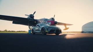 Nick's Supra Reveal inspired by the WW2 P-38 aircraft.