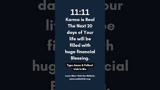 Experience the Power of Karma: 20 Days to Transformative Financial Blessings Ahead #lawofattraction