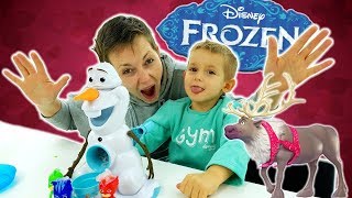 Super Pigiamini preparano Mini Granite con Macchina per Granita Olaf Disney – Frozen