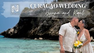 Bruna + Raul | Beach Wedding at Playa Hunku, Curacao | Cinematic Hightlights | Nestor G Zavarce