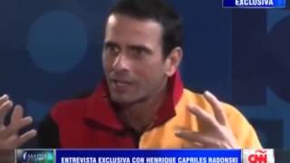 María Elvira entrevista en exclusiva a Henrique Capriles.