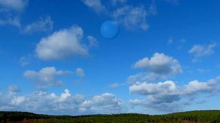 Cohérence cardiaque - Ciel nuageux et forêt de pins