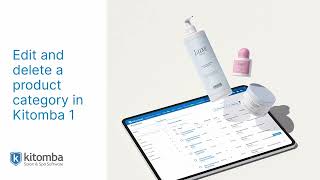 Edit and delete a Product Category in Kitomba 1