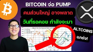 (คนส่วนใหญ่ไม่รู้) BITCOIN จ่อ PUMP ช่วงเวลาไหน ? / XRP มีข่าวดี ราคาแข็ง