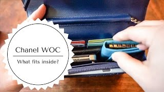 What fits inside a Chanel Wallet on Chain WOC 2016