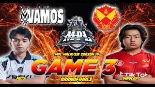 TEAM VAMOS VS. SRG [FULLGAME 3] MPL-MY S14 GRANDFINALS 2024