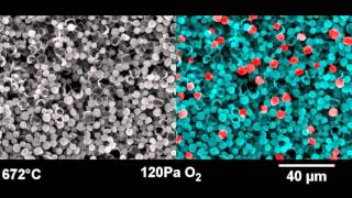 Formation of alumina hollow microspheres observed by in situ ESEM