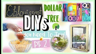 Dollar Tree DIYs You Need to Try! Pt. 2