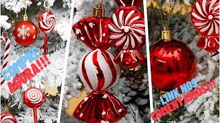 COMPRE AGORA!!! Conjunto de decorações de árvore de Natal com 36 peças