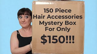 Unboxing A 150 Piece Hair Accessories Mystery Box For Only $150 | Wholesale Ninjas