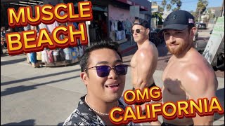 HOT GUYS MUSCLE BEACH IN CALIFORNIA