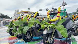 TVS Electric Two Wheelers Donation To Tirumala Sri Venkateswara Swamy Temple