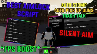 ROBLOX THE HOOD-DA HOOD MODDED BEST AIMLOCK SCRIPT/HACK [ AIMLOCK , AUTO PICKUP , AUTO STOMP , +FPS]