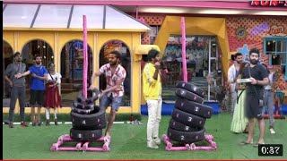 "E..varaam captaincy contender task🙎‍♂ " Bigg fight 🔥 Bigg boss 6 telugu'// 7th week captaincy task