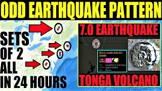 7.0 EARTHQUAKE Near TONGA Volcano & Very RARE Northeast Seismic Event