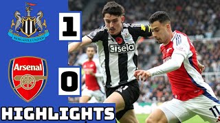 Newcastle vs Arsenal (1-0) HIGHLIGHTs | Alexander Isak goal fans reactions