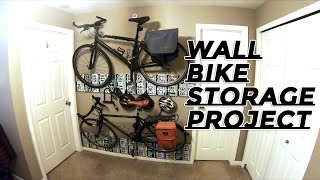 Wall Bike Mount Project - Pedal Mount and License Plates