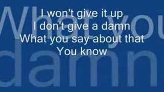 avril i dont give lyrics