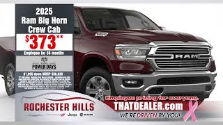 RAM Power Days at Rochester Hills Chrysler Jeep Dodge RAM