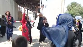 Protest in Kabul: Afghan Women Demand Right To Education, Work