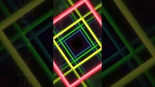 #MOBILE LIVE #BACKGROUND | #shorts | VJ LOOP 52 | Multicolor Rotating Neon Squares