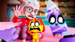 ¿CATNAP ATACÓ a la ABUELITA? I Am Cat VR Animación