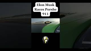 Elon's CyberTruck vs Porshe 911 #elon_musk #cybertruck