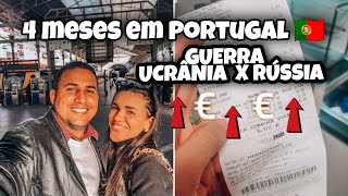 4 meses em Portugal 🇵🇹 e as consequências da GU3RRA #portugal #brasileirosemportugal