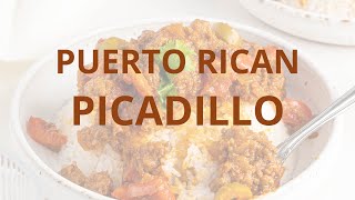 Puerto Rican Picadillo