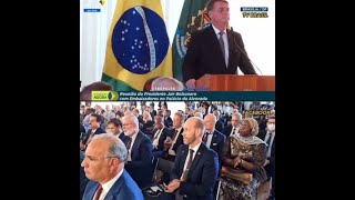 Apresentação de Bolsonaro questionando urnas eletrônicas e TSE foi aplaudida por vários embaixadores