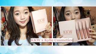 ~SWATCHES & REVIEW~ KKW x Kylie Cosmetics