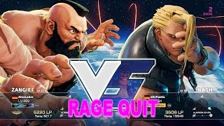 SFV - Nash Rage Quitter (d3rFuchs) - 60fps ✔