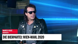 BIERPARTEI: Marco Pogo über den Wahlkampf-Spot, Bierbrunnen und das Wahlziel.