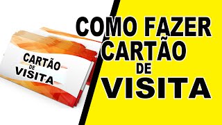 Como Fazer Cartão de visita, Papel Usado e Equipamentos pra cortar