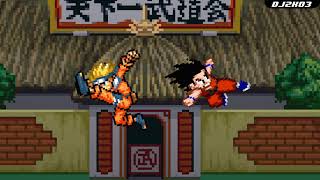 Kid Goku VS Kid Naruto | Small Sprite Fight