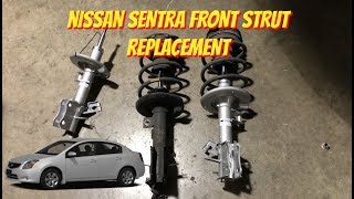 Front Shock (Strut) Replacement with Basic Hand Tools -  Nissan Sentra