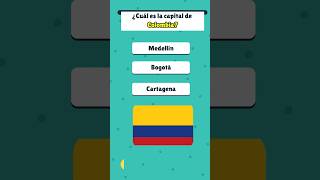 TEST CAPITALES DEL MUNDO 🌎🧠 Parte 6 #quiz #trivia #preguntas #shorts