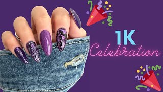 1k Celebration Dip Power Mani + 🎉GIVEAWAY🎉 | CN Designer Dips