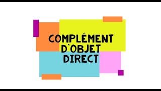 Complément d'objet direct