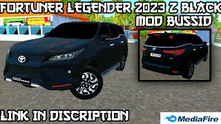 FORTUNER LEGENDER 2023 Z BLACK MOD FOR BUSSID || @adit_verma0001 ||